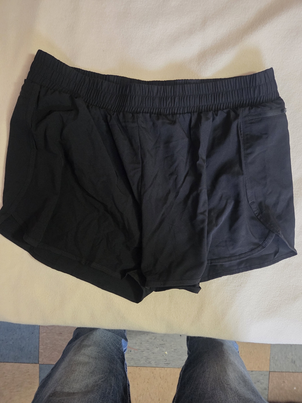Women's Black Athletic Shorts - Unbranded